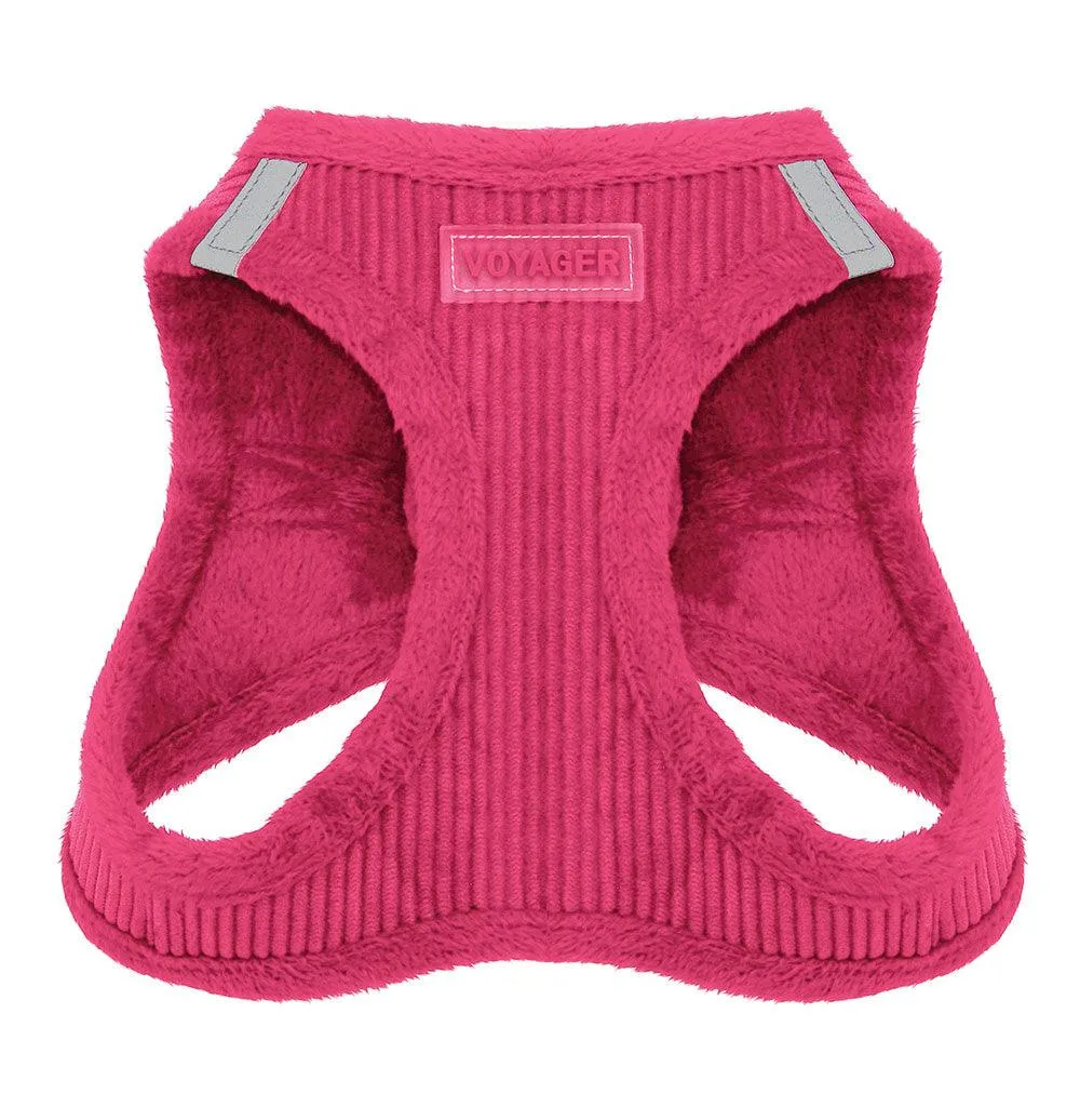 Step-In Plush Corduroy Pet Harness