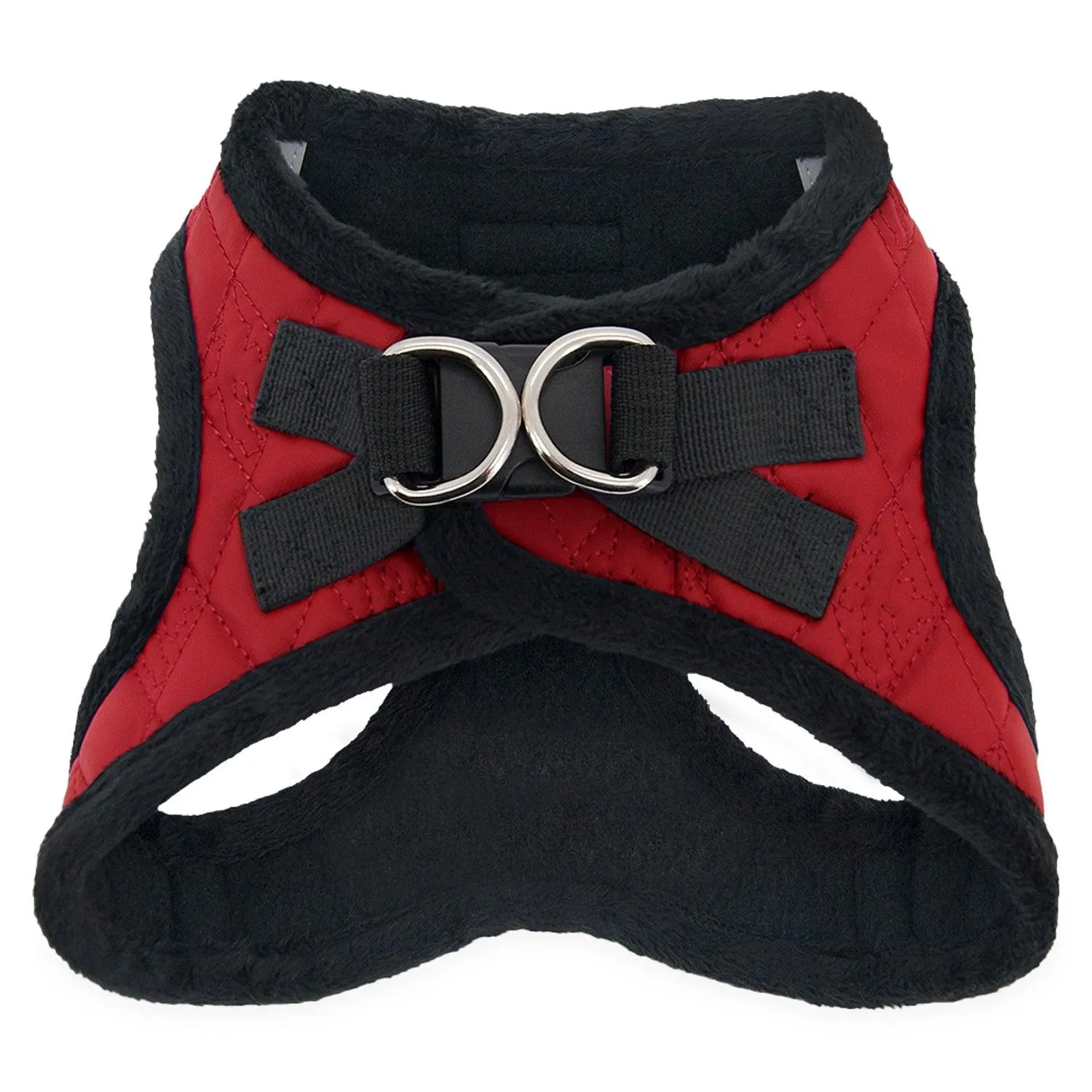 Step-In Plush Faux Leather Harness