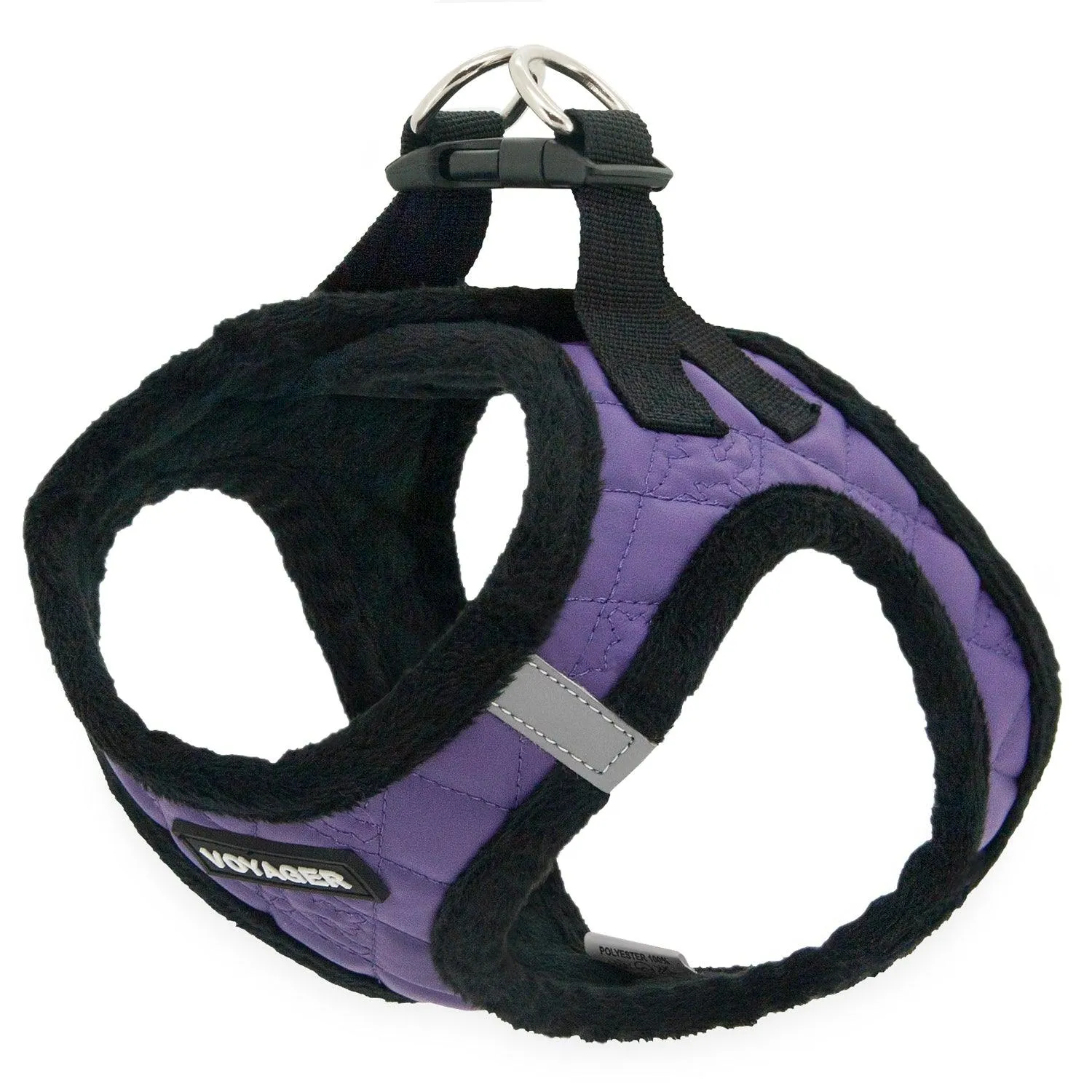 Step-In Plush Faux Leather Harness