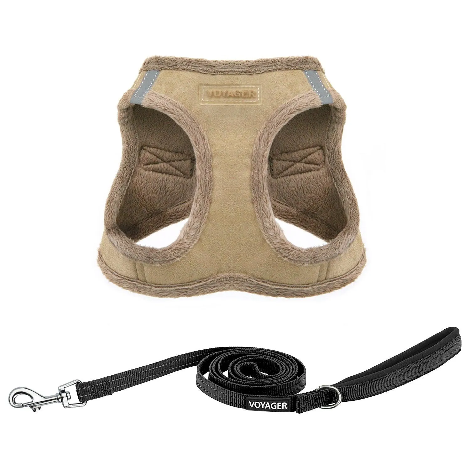 Step-In Plush Harness & Leash Set