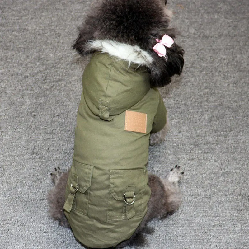 Thick Winter Coat Jacket For Small to Medium Dogs