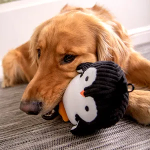 TrustyPup - Silent Squeak Penguin Soft Plush Dog Toy