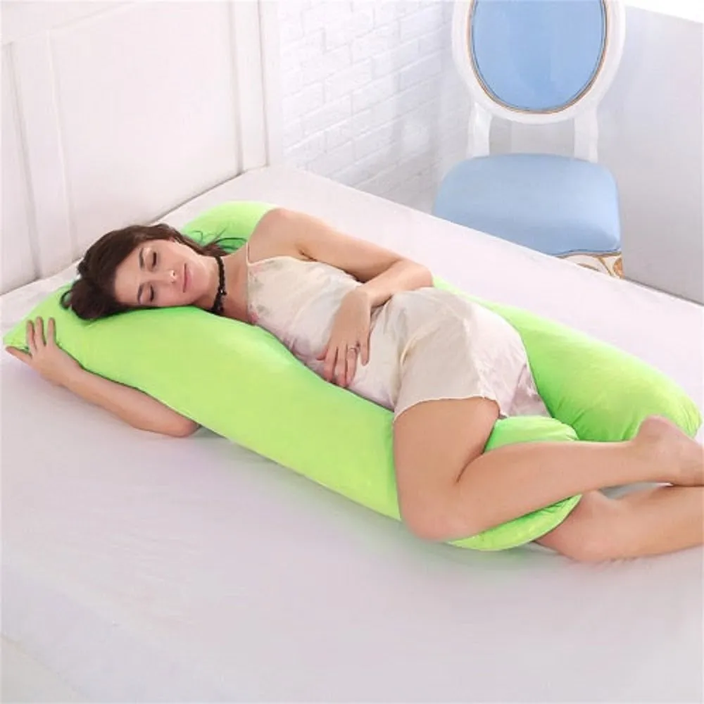 U Shape Cotton Side Sleeper Sleeping Support Pillow Pregnant Women