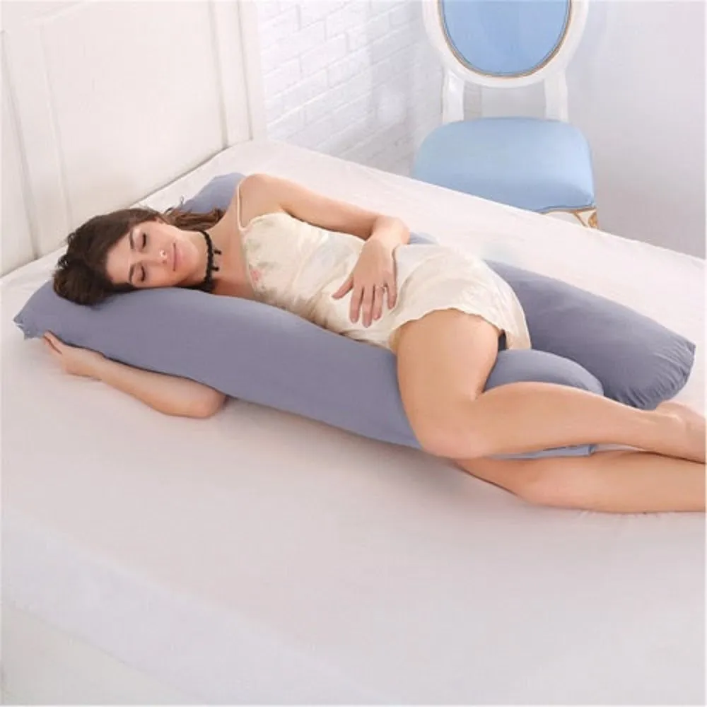 U Shape Cotton Side Sleeper Sleeping Support Pillow Pregnant Women