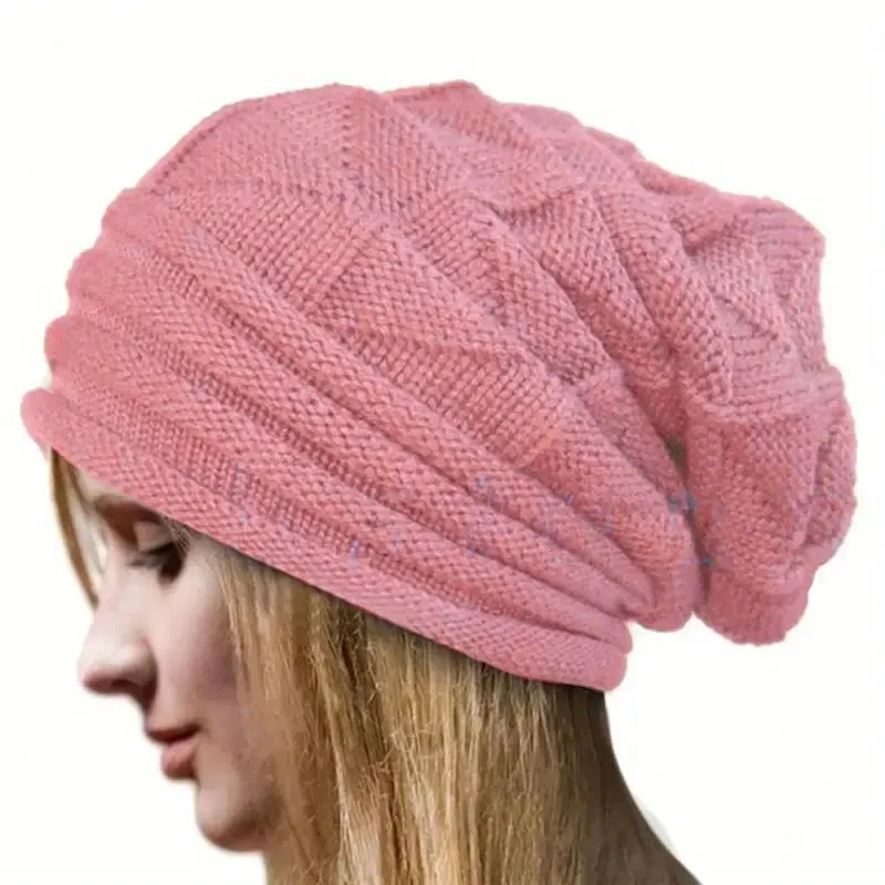 Unisex Oversized Knitted Baggy Beanie