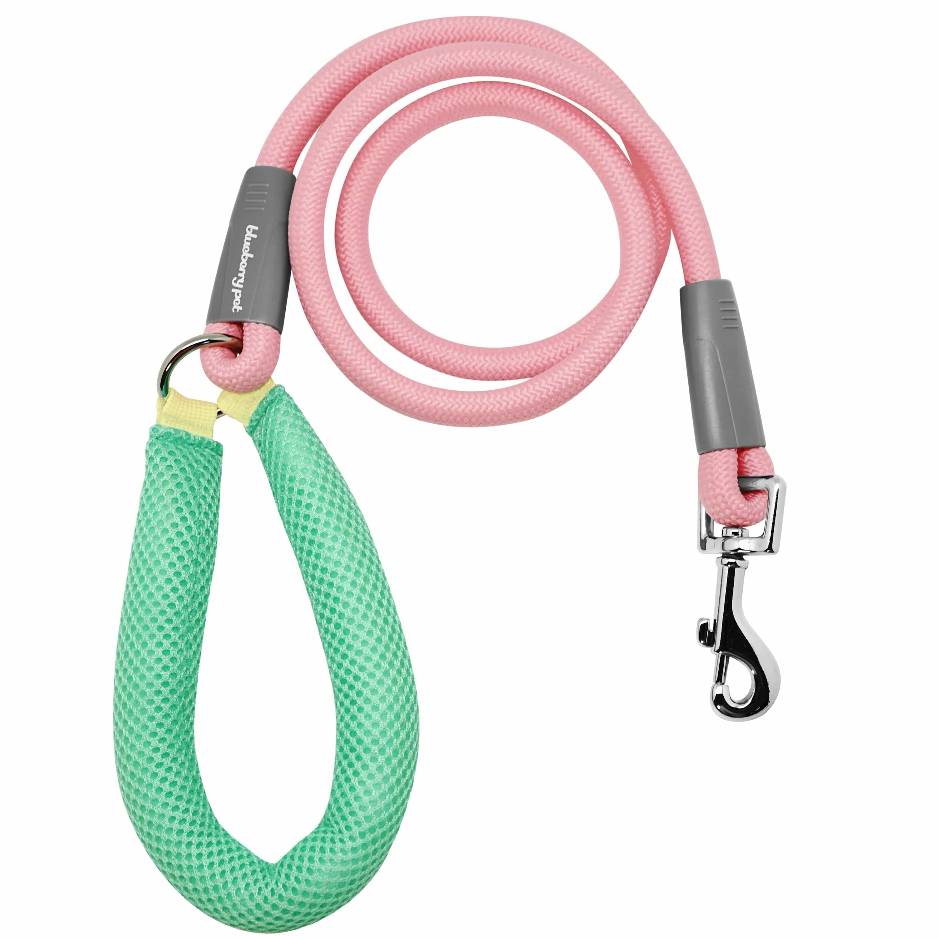 Vibrant Mesh Puffer Handle Ultra Cool Dog Rope Leash