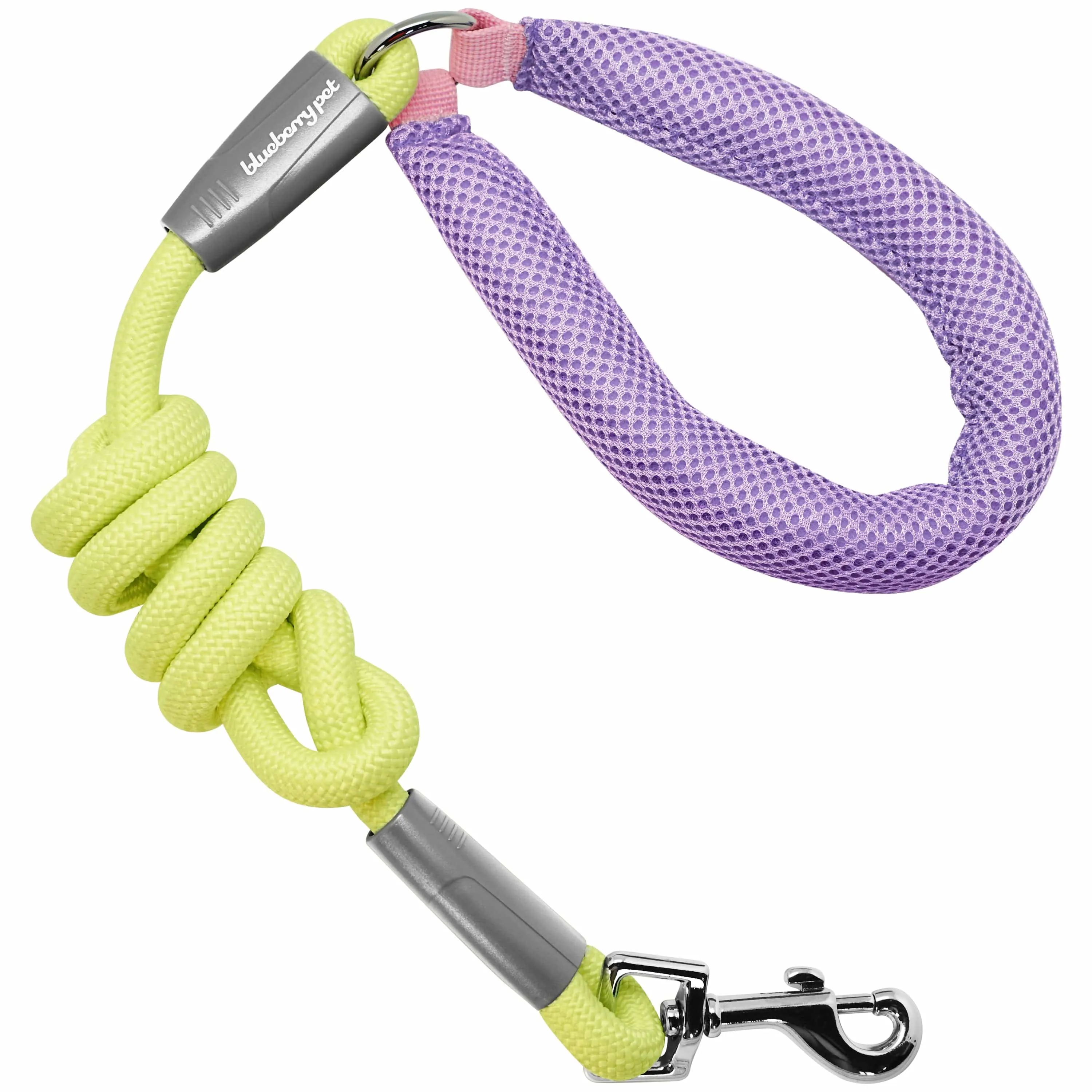 Vibrant Mesh Puffer Handle Ultra Cool Dog Rope Leash